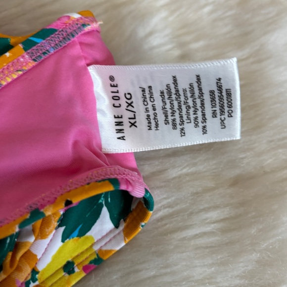 Anne Cole Floral High Waisted Bikini Set - Picture 5 of 9